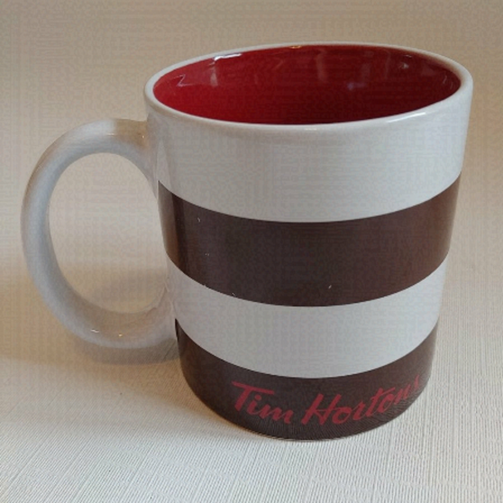 Tim Hortons 2016 Collection Ceramic Stripe Brown